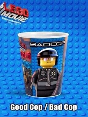 ✨️NWT✨️ 2014 Mcdonalds The Lego Movie: Good Cop/Bad Cop Hologram Cup #5